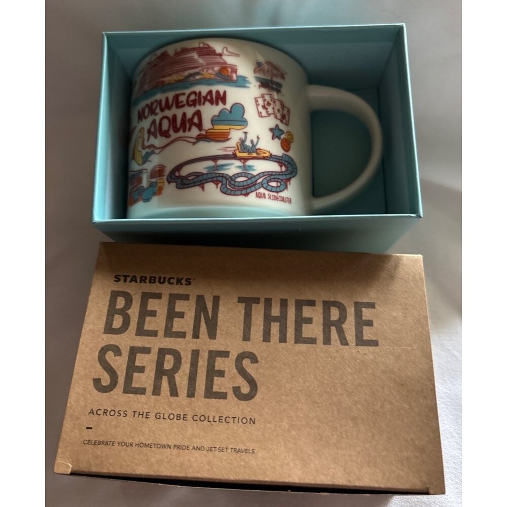 Starbucks Norwegian Aqua Been There Series Mug 14oz Across The Globe Collection